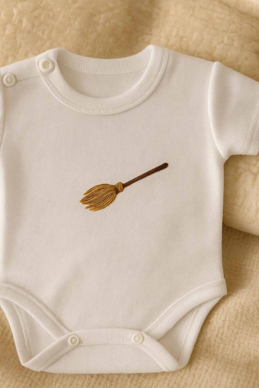 Wizard World Nakışlı 3lü Zıbın Body Set