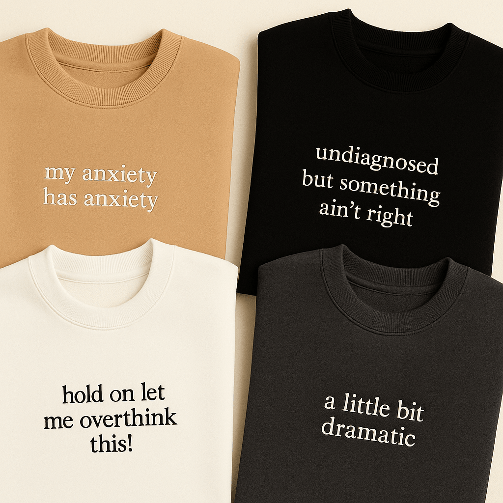 Kişiye Özel Yazı Nakışlı Sweatshirt - Kendi Ürününü Yarat!