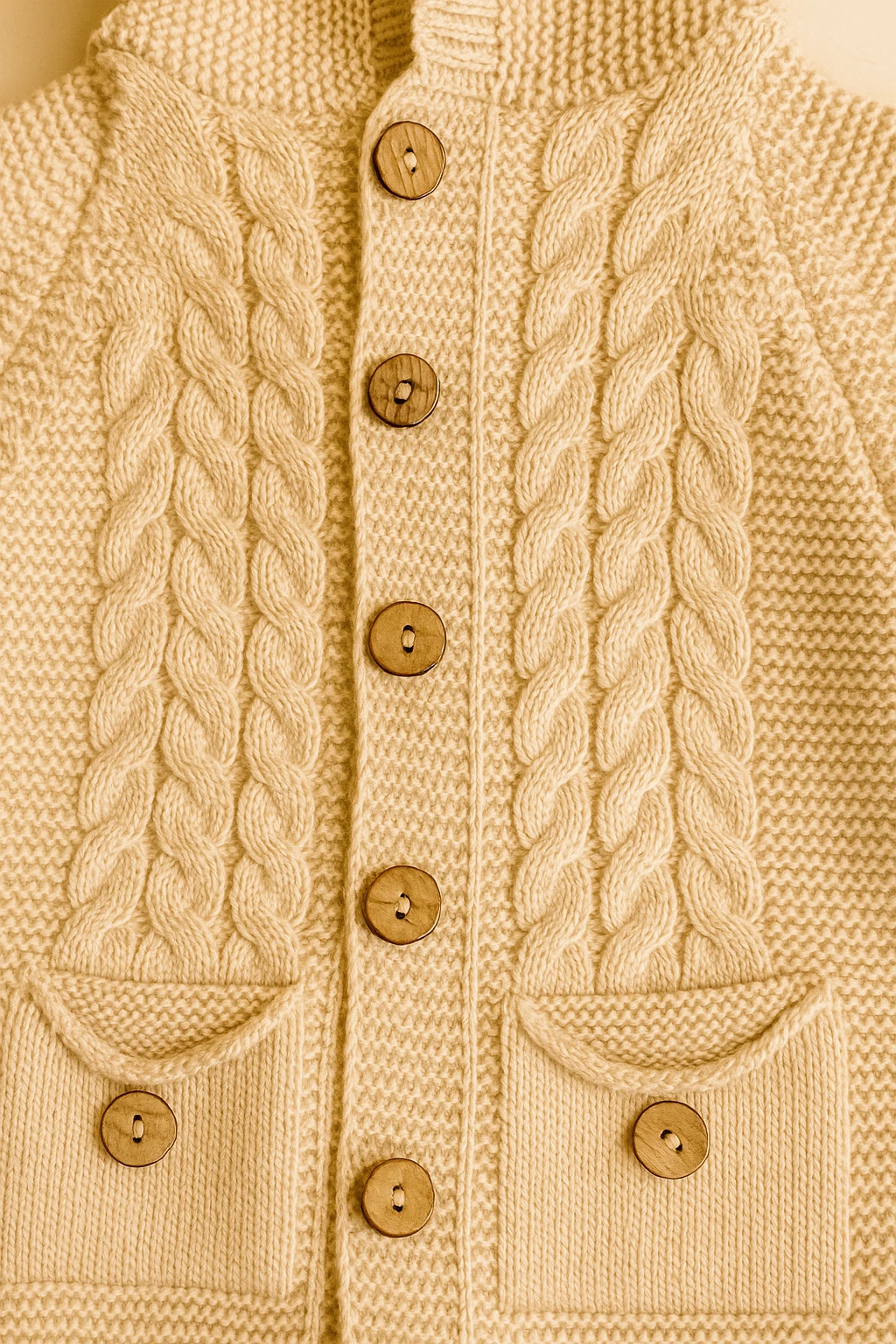 Kapüşonlu Örgü Triko Tulum - Cepli, El Örgüsü Görünümlü Tulum