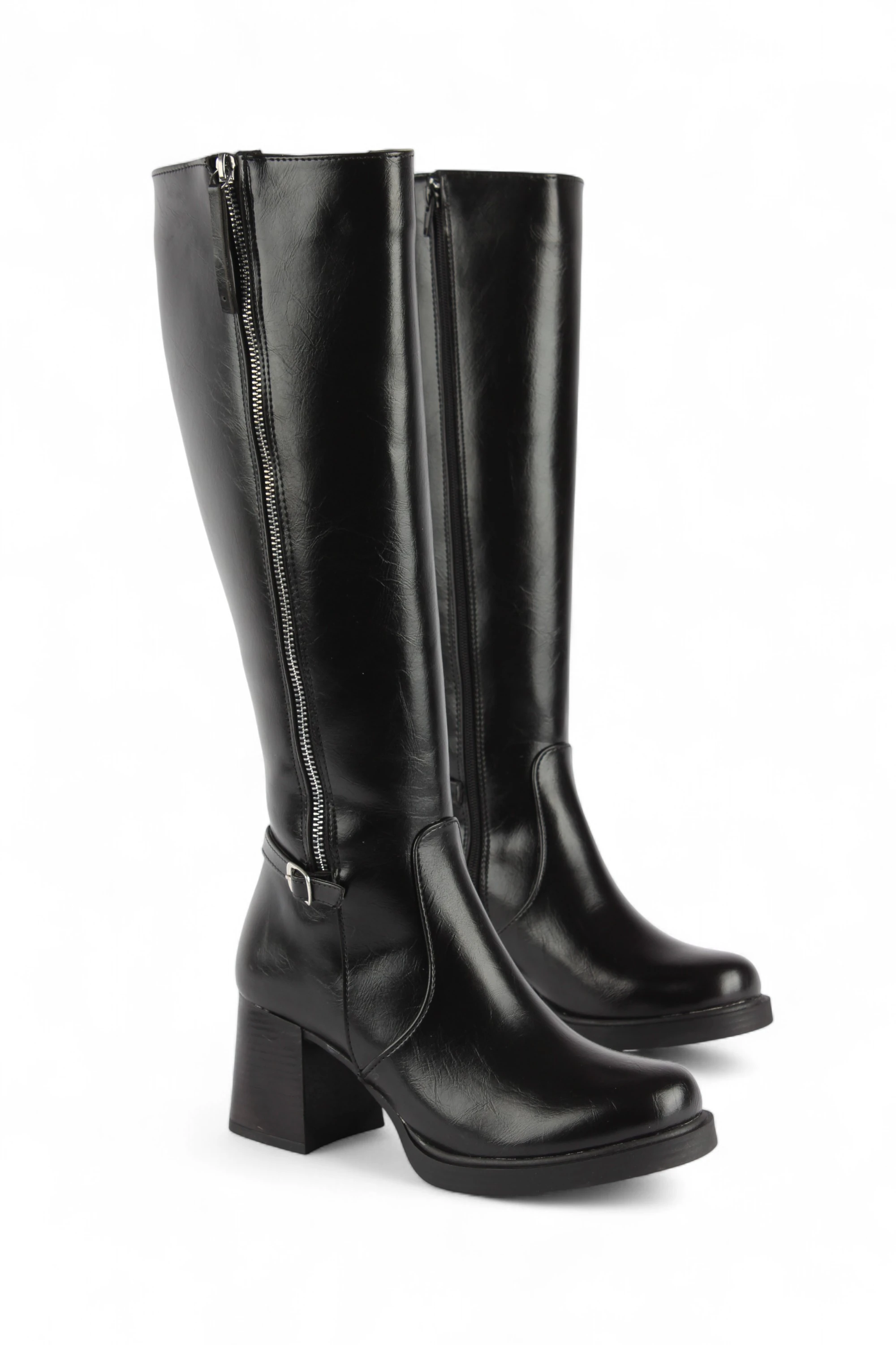 ZAHİRA Baldırı Ayarlanabilen Kadın Topuklu Çizme