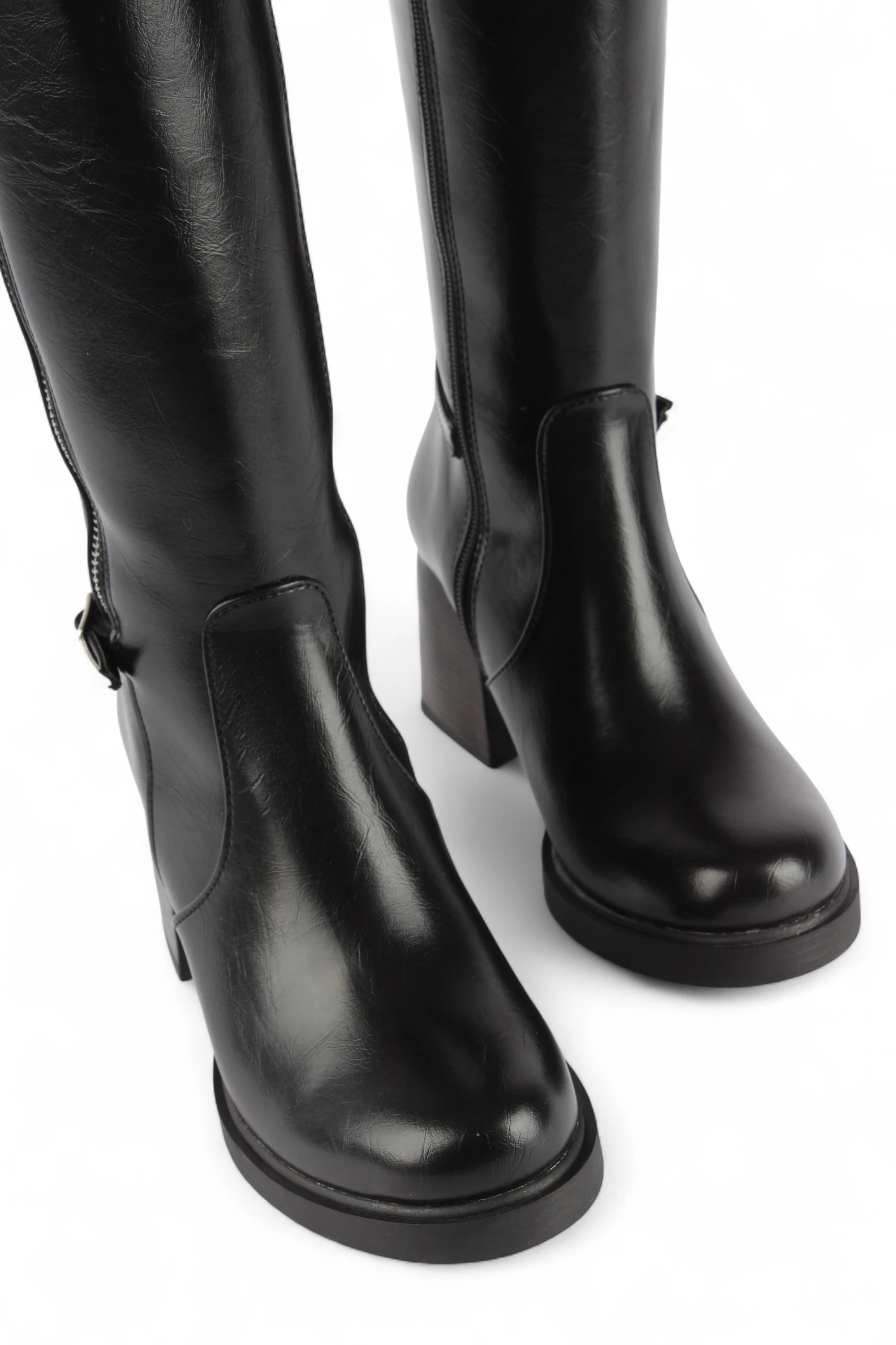 ZAHİRA Baldırı Ayarlanabilen Kadın Topuklu Çizme