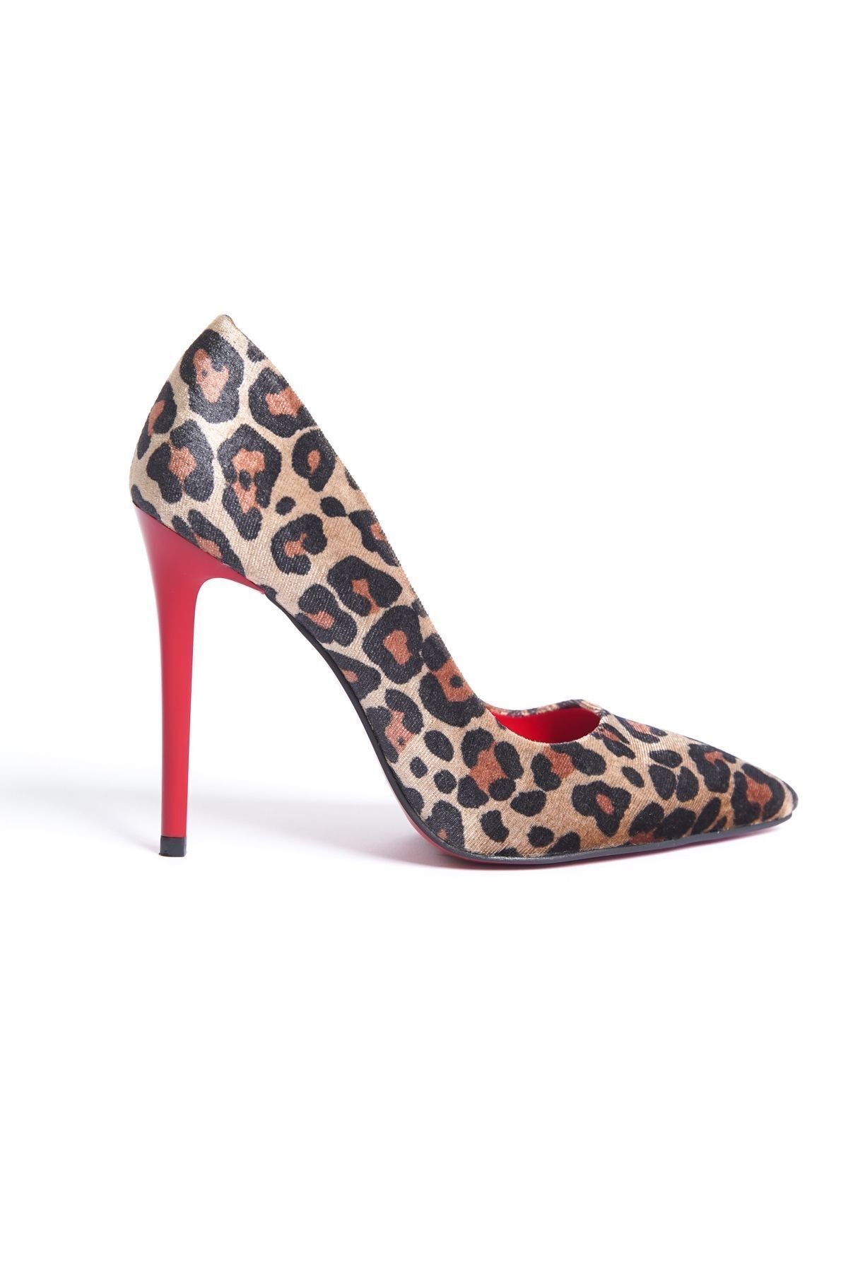 Claire Kadın Leopar Desenli Stiletto