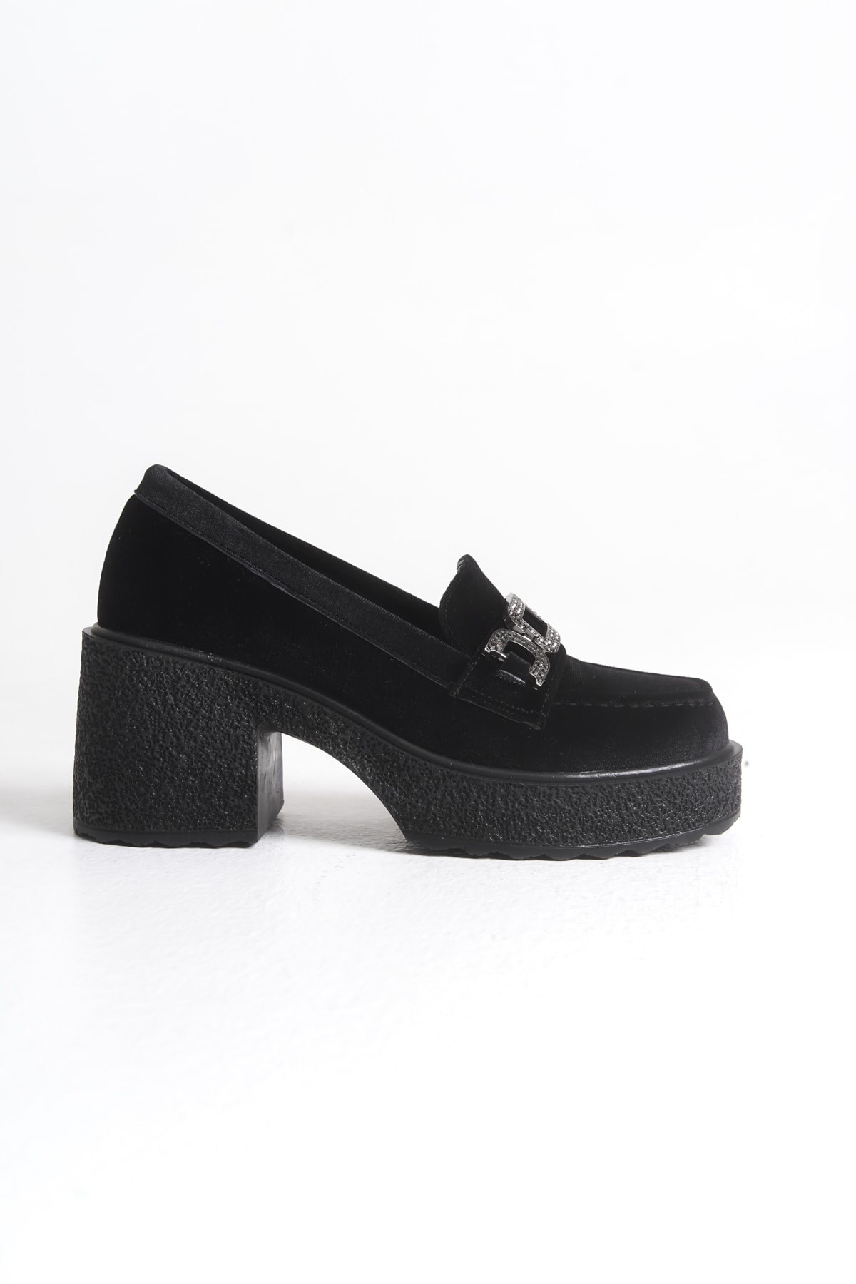 LEGO Kadife Tokalı Kadın Loafer Ayakkabı
