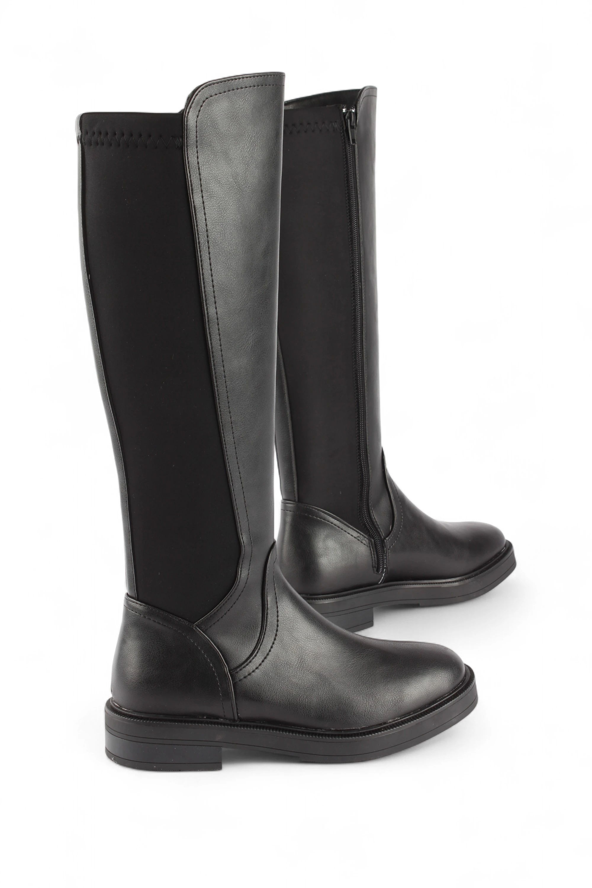 BROOKY Fermuar Detaylı Kadın Çizme - brooky siyah