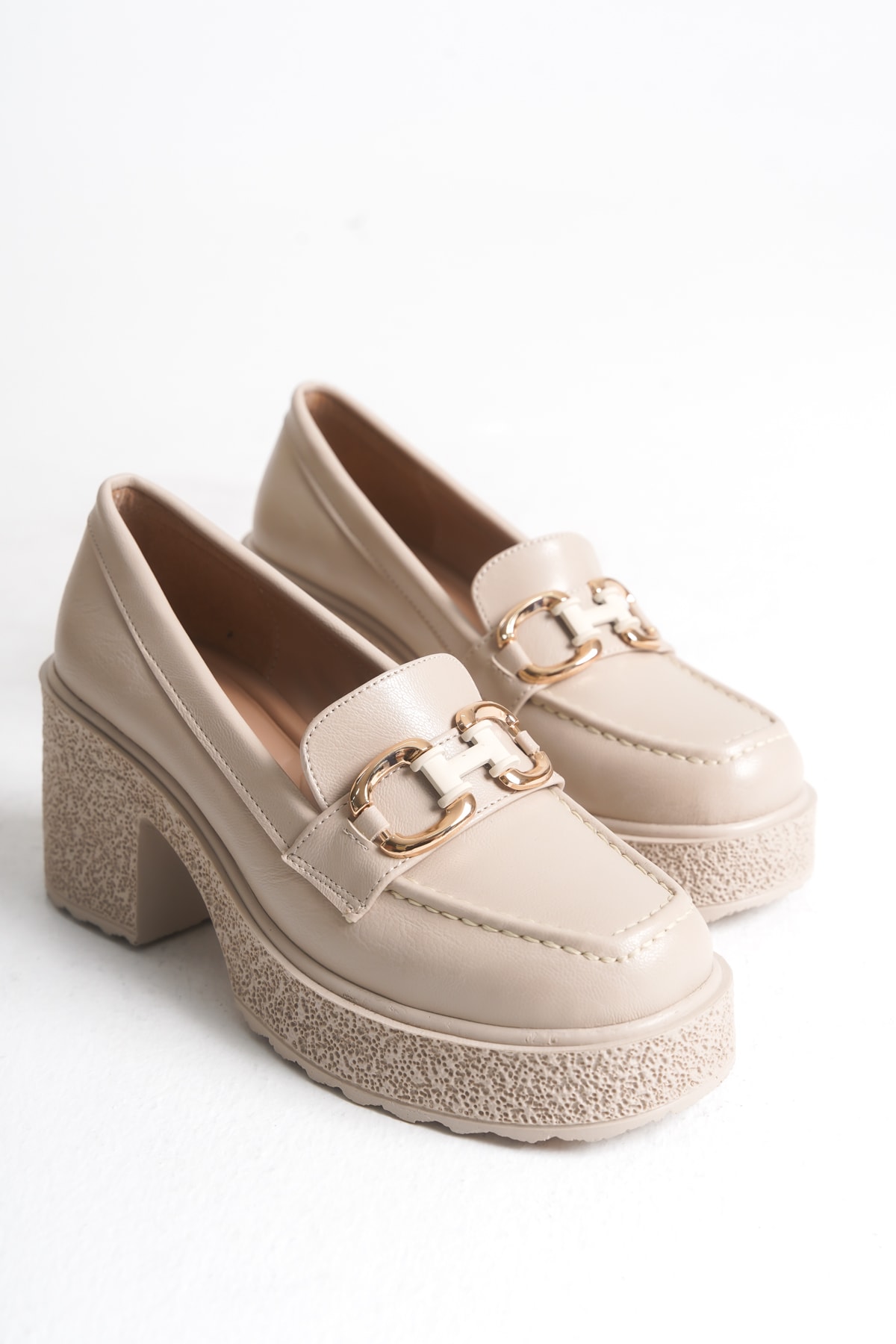 LOFİN Toka Detaylı Kadın Loafer Ayakkabı