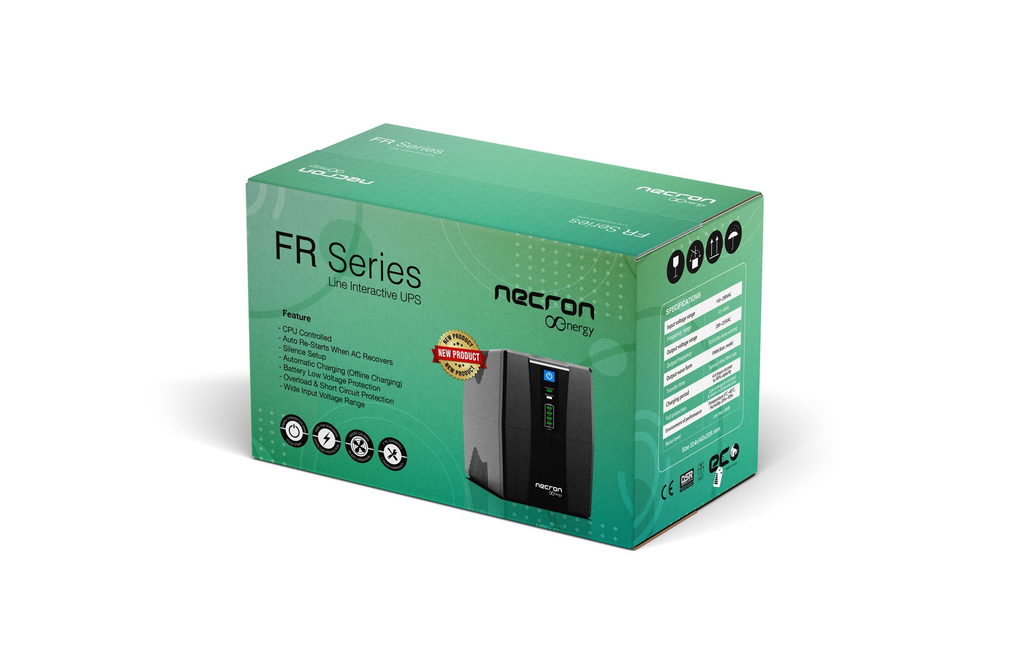 FR Serisi 650VA Line Interactive UPS