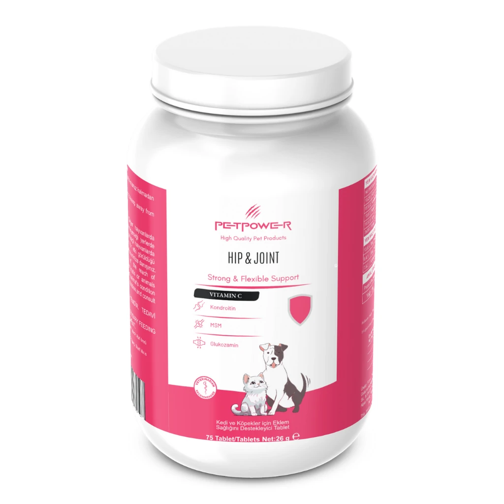 Petpower Hip&Joint Kedi ve Köpekler için Eklem Sağlığı Destekleyici Tablet