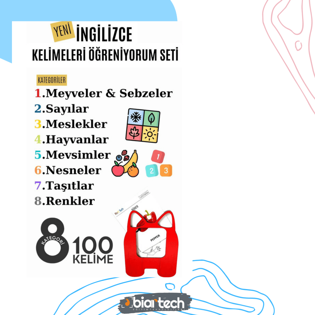 İngilizce Kelime Öğreniyorum Seti