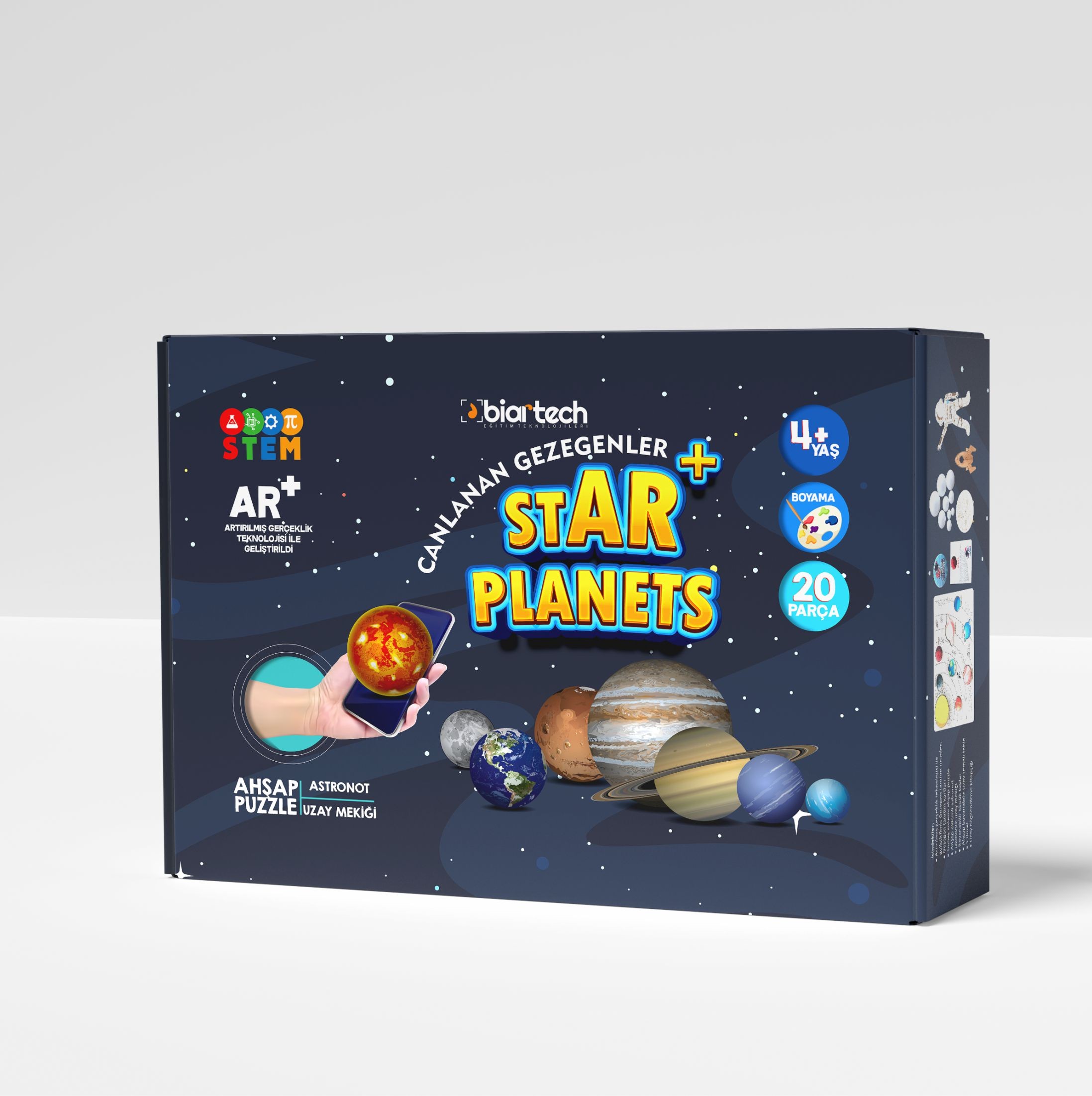 Star Planets Artırılmış Gerçeklik Destekli 3D Gezegenler