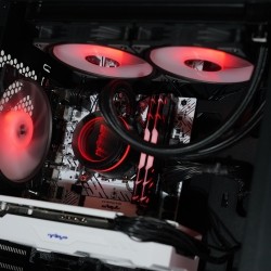 Warp WR-P240-W RGB 240 MM Intel - AMD Compatible Black Liquid Cooling