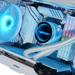 Warp Spectra B760 İ5 12400F RGB Liquid Cooling 16GB RAM 512GB SSD 8GB NVIDIA RTX4060 WHITE Gamer Computer