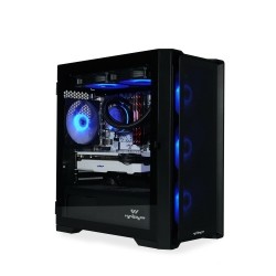 Warp Optima RGB Liquid Cooling Intel 12400F 16GB RGB RAM 512GB RTX 4070 12GB Black Gamer Computer