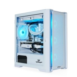 Warp Optima B760 RGB Liquid Cooling Intel 12400F 16GB RAM 512GB RTX 4060 8GB WHITE Gamer Computer