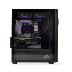 Warp Optima B760 RGB Liquid Cooling Intel 12400F 16GB  RAM 512GB RTX 4060 8GB Black Gamer Computer