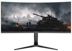 Warp WRP34-165-B 34" 165HZ 1MS RGB Curved (HDMI+DP) Freesync+G-Sync (3440*1440) WQHD Gamer Screen