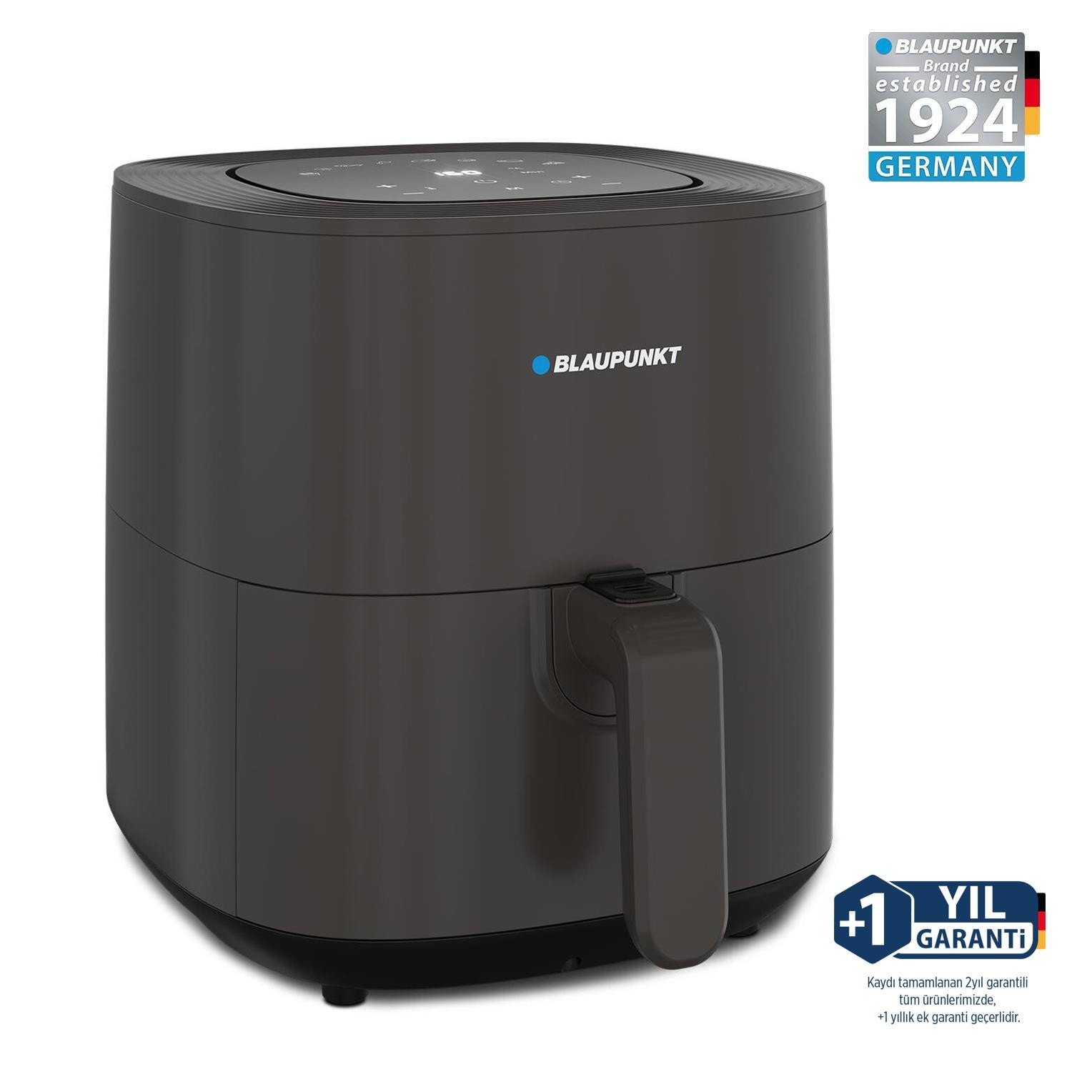 Blaupunkt D6550 Taste Master Single Basket Texturenmatik 5.5 Litre Air Fryer  1700W Grey