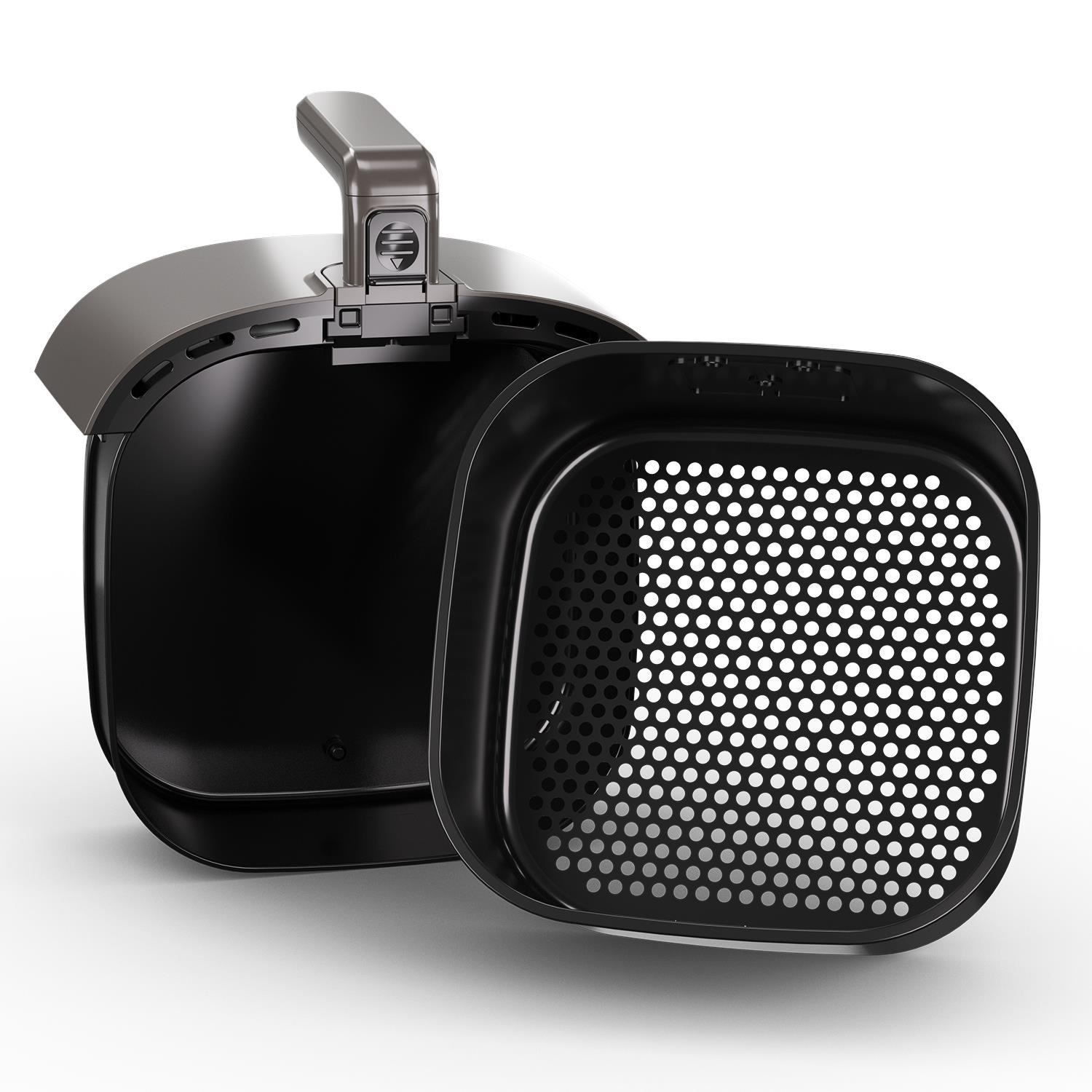 Blaupunkt D6550 Taste Master Single Basket Texturenmatik 5.5 Litre Air Fryer  1700W Grey