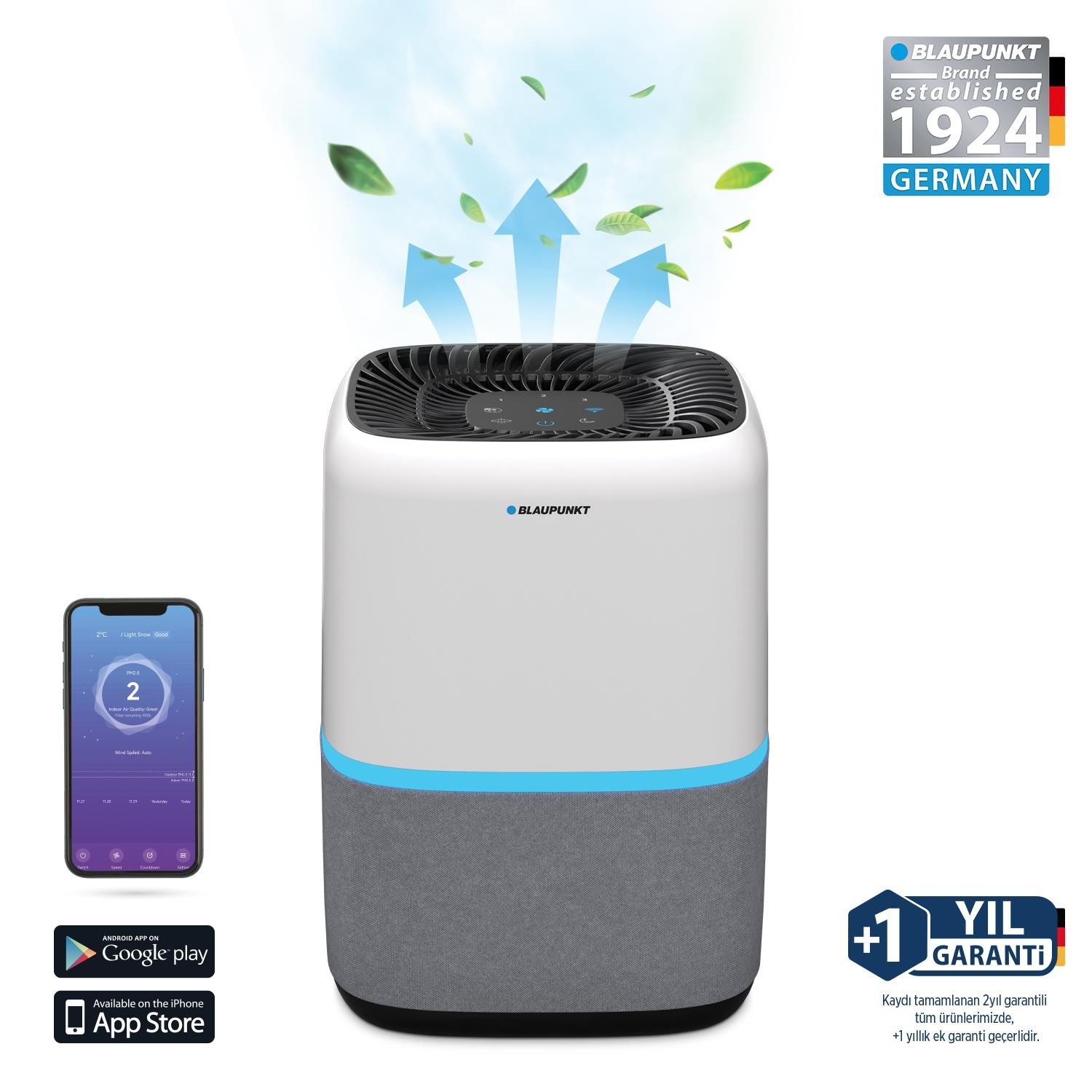 Blaupunkt LR1000 Aeromaster Air Purifier WHITE