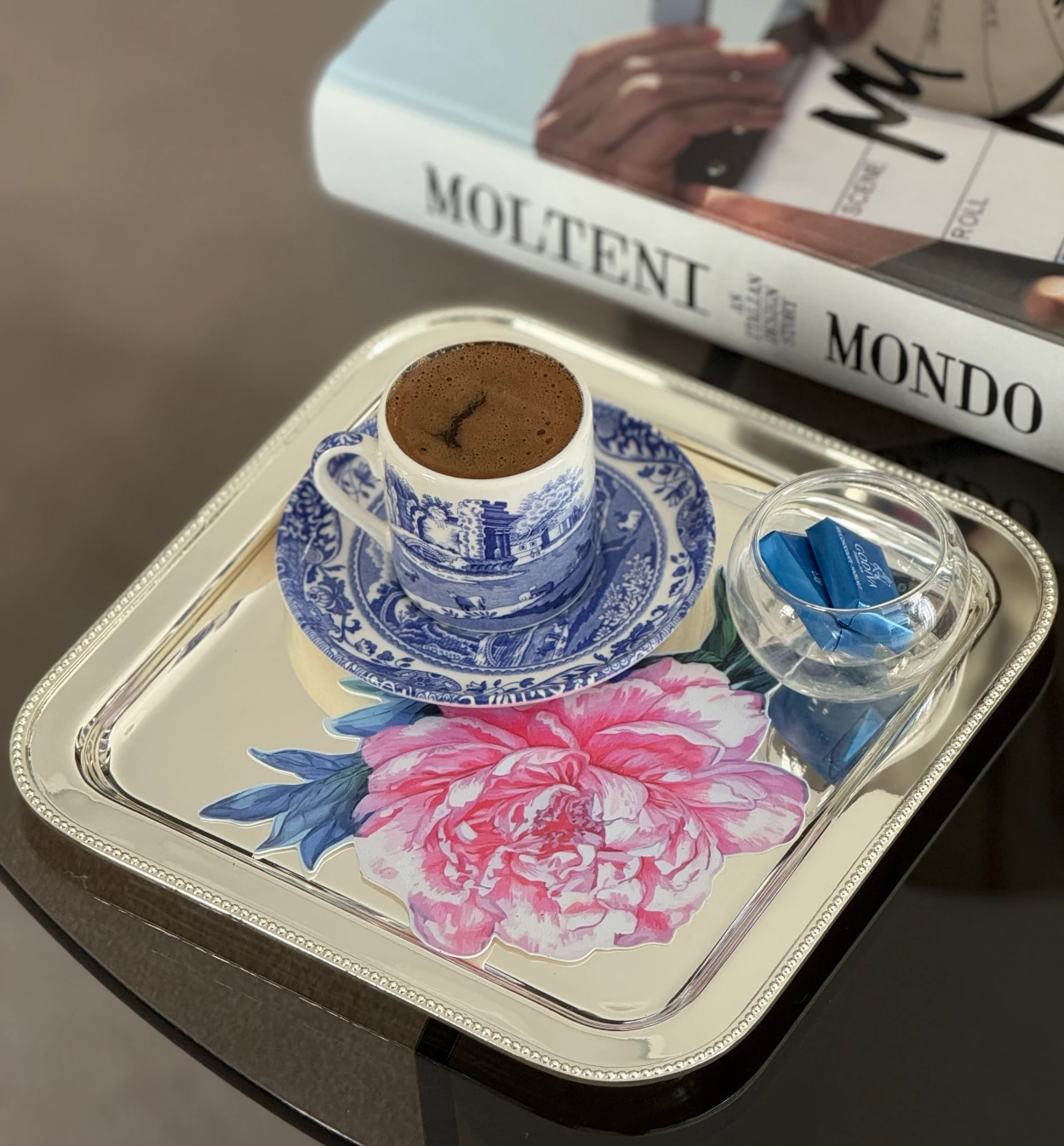 Şakayık 6'lı Bardak Matı