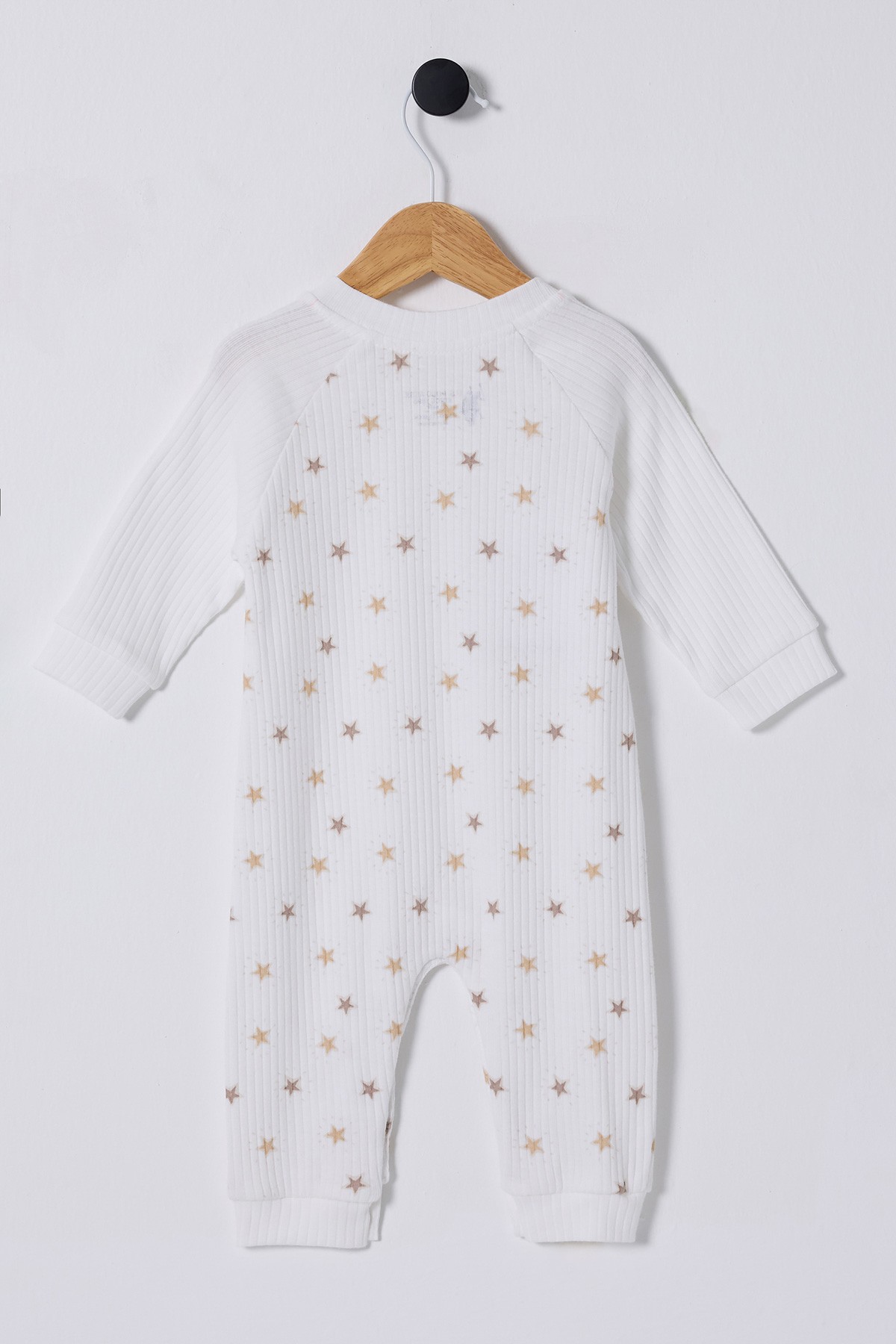 03-18 AY POLO ERKEK BEBEK BEYAZ YILDIZLI TULUM - BEYAZ