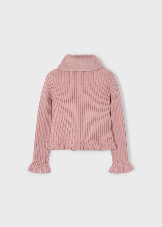 MAYORAL 4-10 YAŞ ARASI ÖRME HIRKA - PEMBE