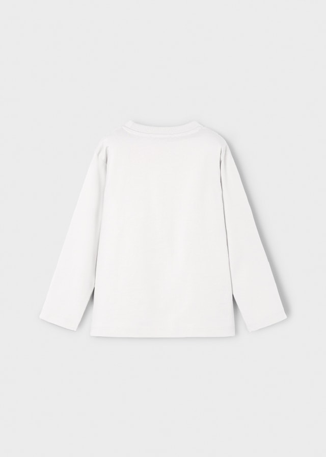 MAYORAL 4-10 YAŞ ARASI UZUN KOLLU T-SHIRT - KREM