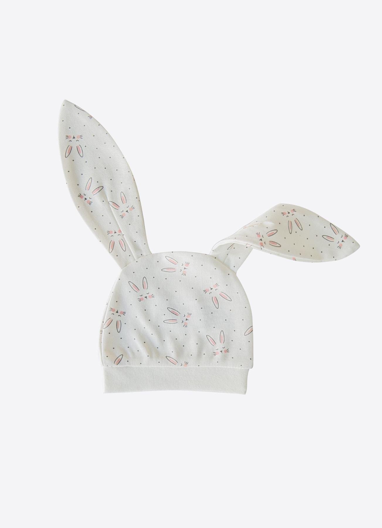KITIKATE ORGANİK RABBIT ŞAPKALI TULUM - EKRU