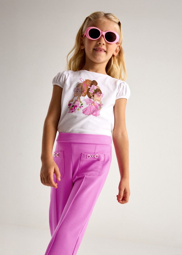 MAYORAL 04-10 YAŞ KIZ ÇOCUK PEMBE PANTOLON - PEMBE
