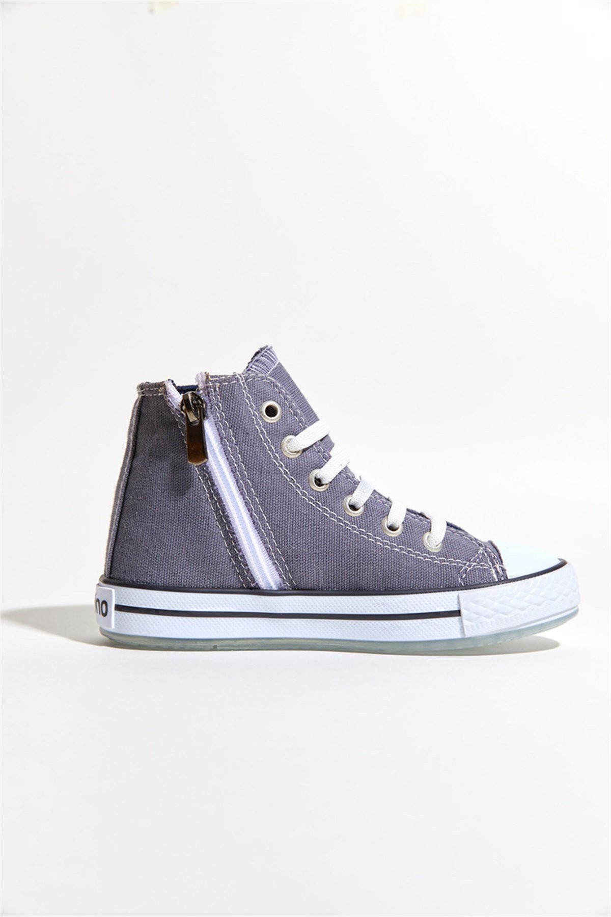 22-35 Numara Dudino Icon-Love Gri Kız Converse Ayakkabı