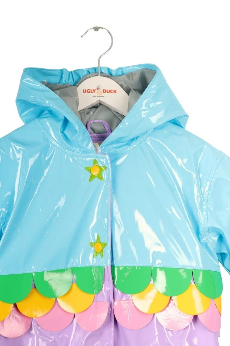 KİDORABLE DENİZ KIZI ÇOCUK YAĞMURLUK - MOR