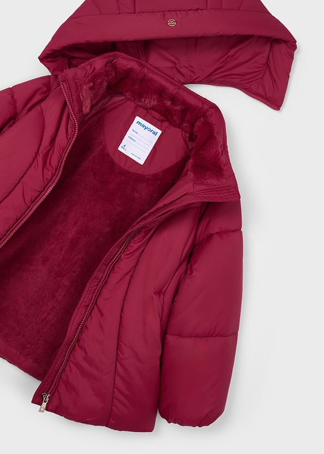 MAYORAL 4--10 YAŞ ARASI KAPÜŞONLU MONT - KIRMIZI