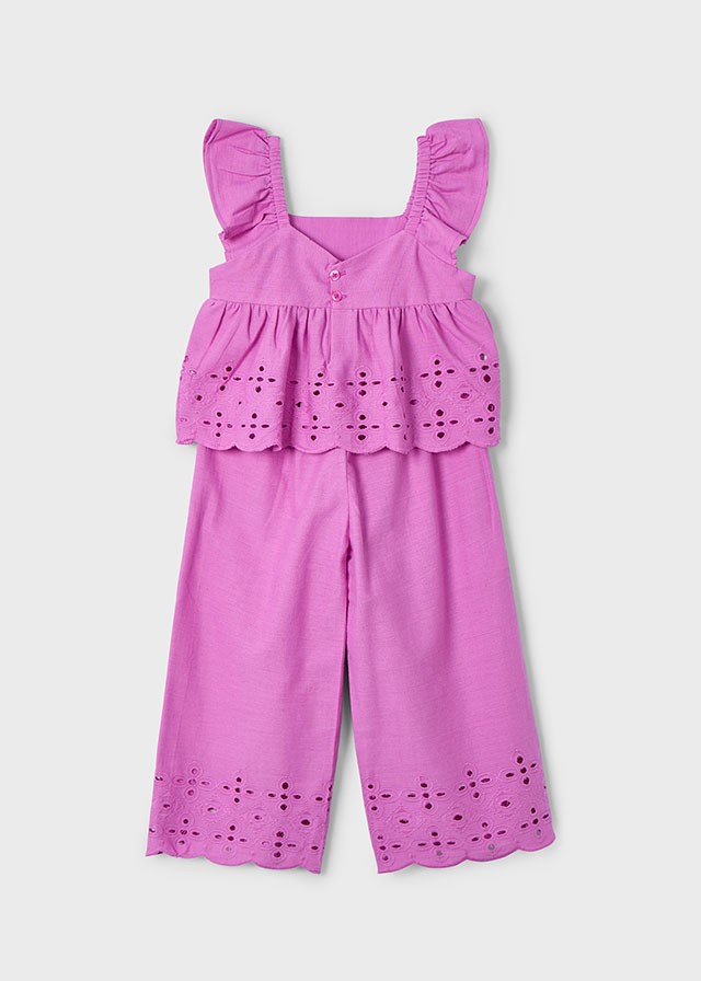 MAYORAL 04-10 YAŞ KIZ ÇOCUK PEMBE PANTOLONLU TAKIM - PEMBE