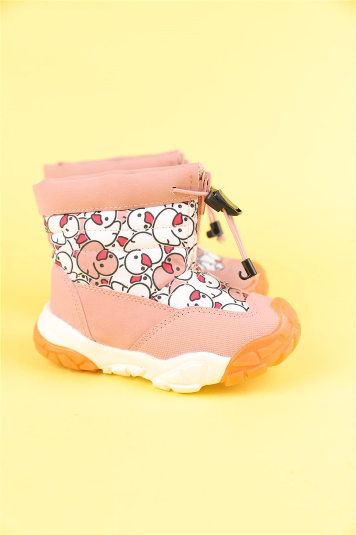 22-30 Numara Kız Çocuk Pembe Renk Vicco Melon Kar Botu