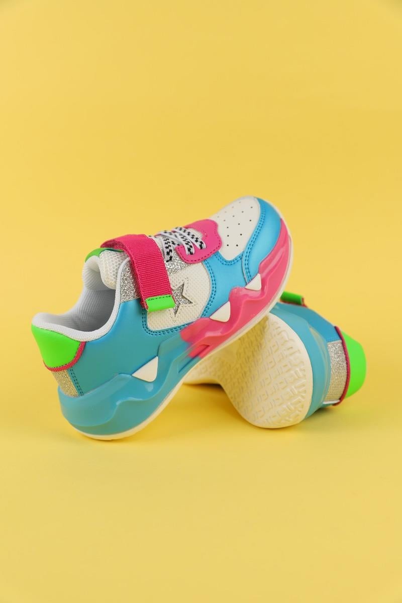 28-35 Numara Kız Çocuk Pembe Renk Dudino Trend Spor Ayakkabı