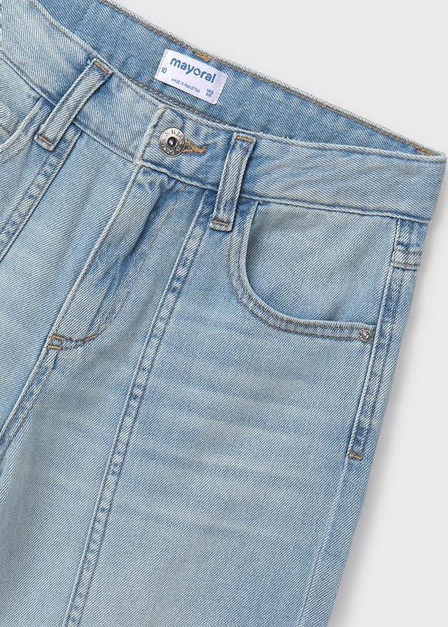 10-16 YAŞ KIZ ÇOCUK MAYORAL DENIM PANTOLON - KOT MAVİSİ