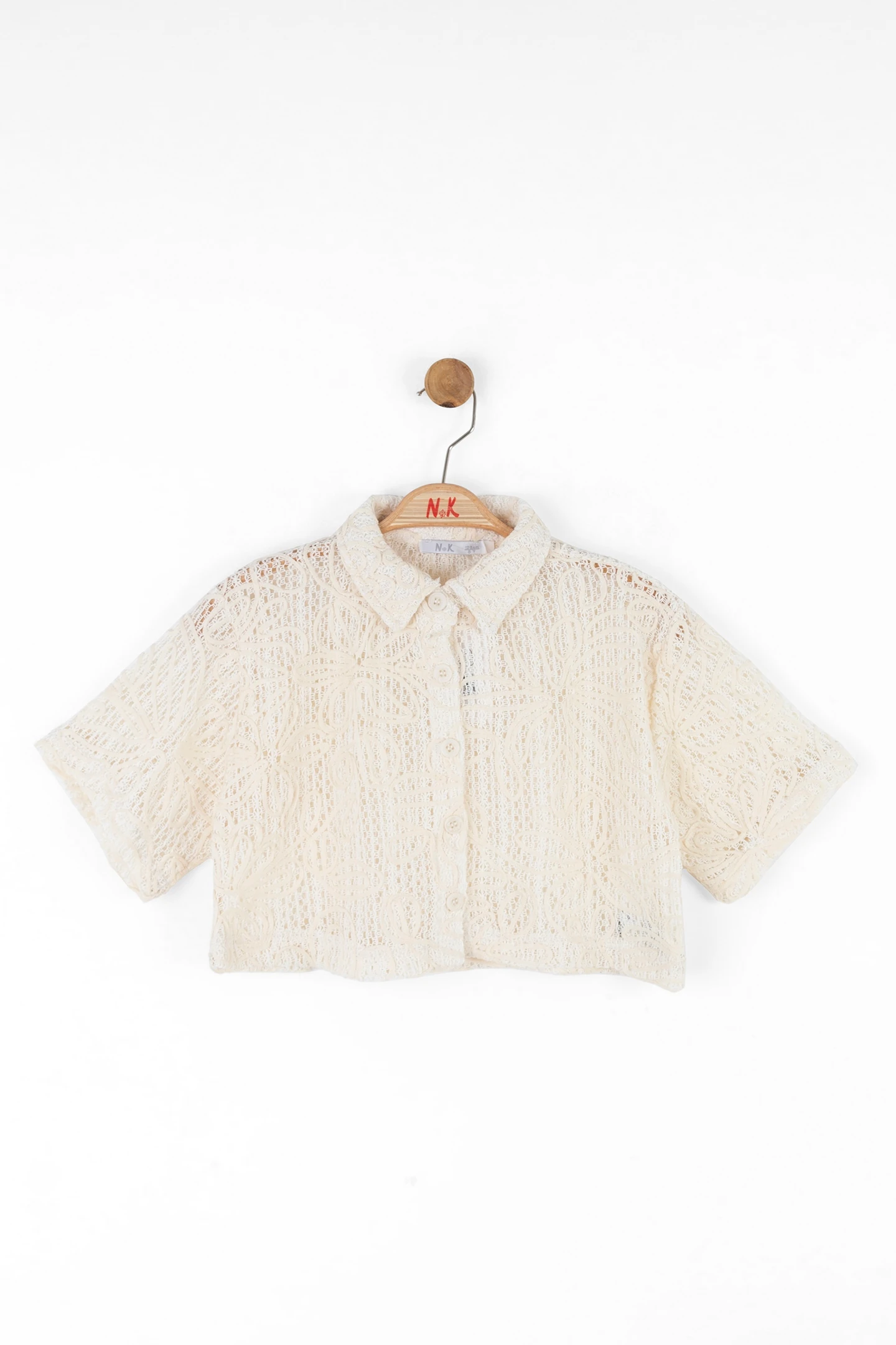 08-14 YAŞ KIZ ÇOCUK VİZON-KREM TAOS ETEKLİ ÜÇLÜ TAKIM - VİZON-KREM