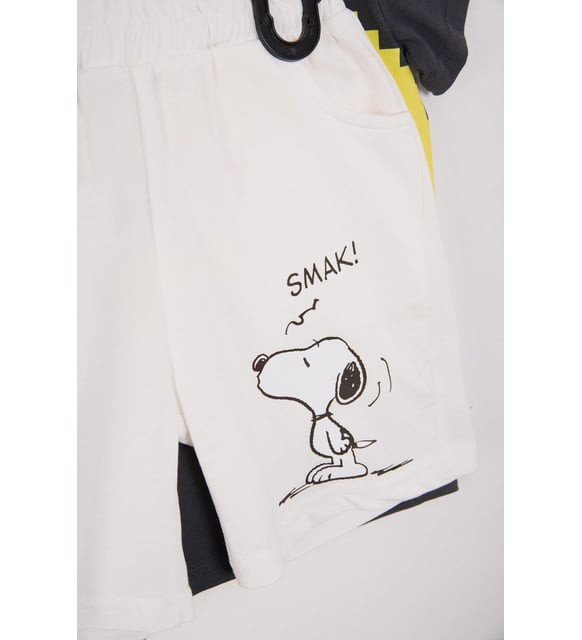 05-08 YAŞ ERKEK ÇOCUK SNOOPY İKİLİ TAKIM - FÜME
