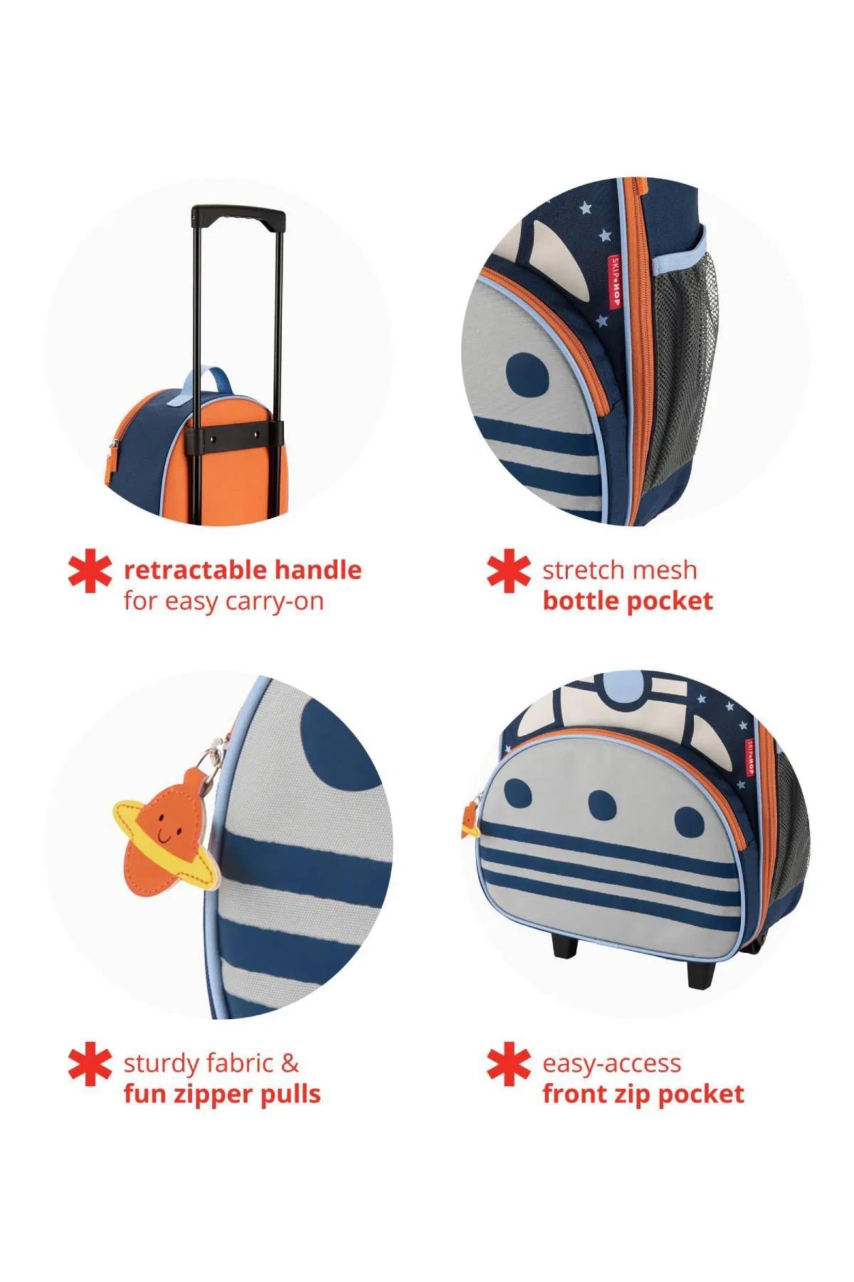 SKIP HOP TEKERLEKLİ ROCKET ÇANTA