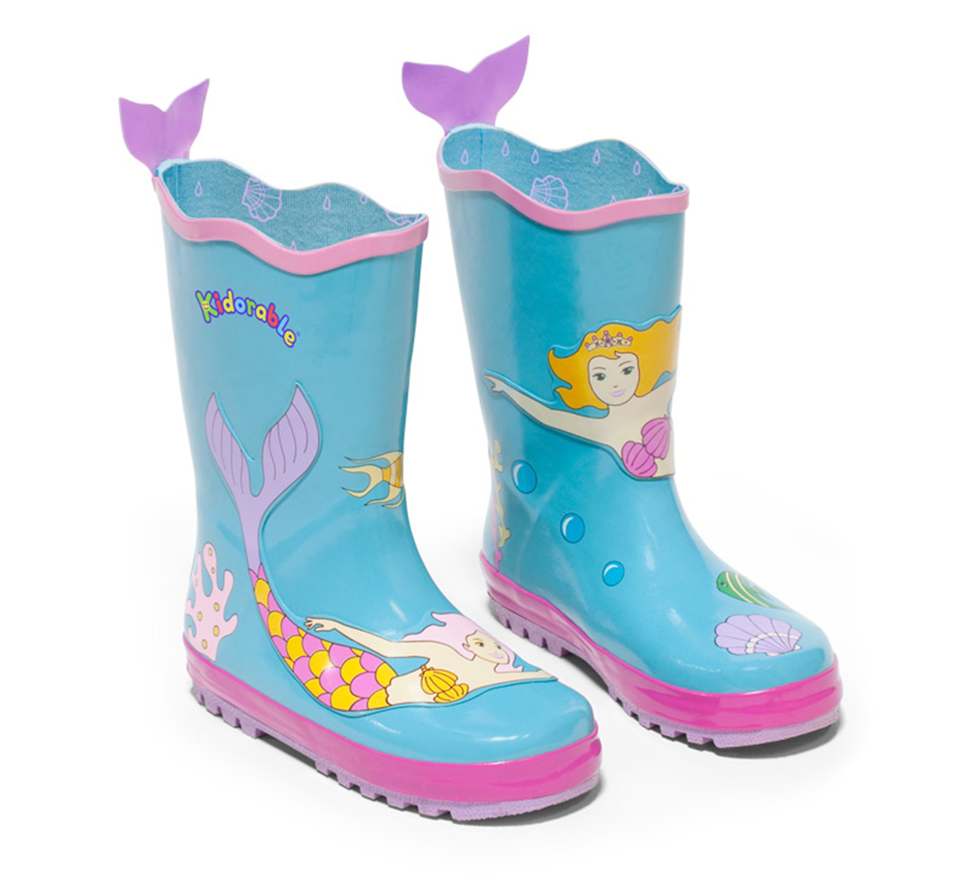 KİDORABLE DENİZ KIZI YAĞMUR ÇİZMESİ - TURKUAZ