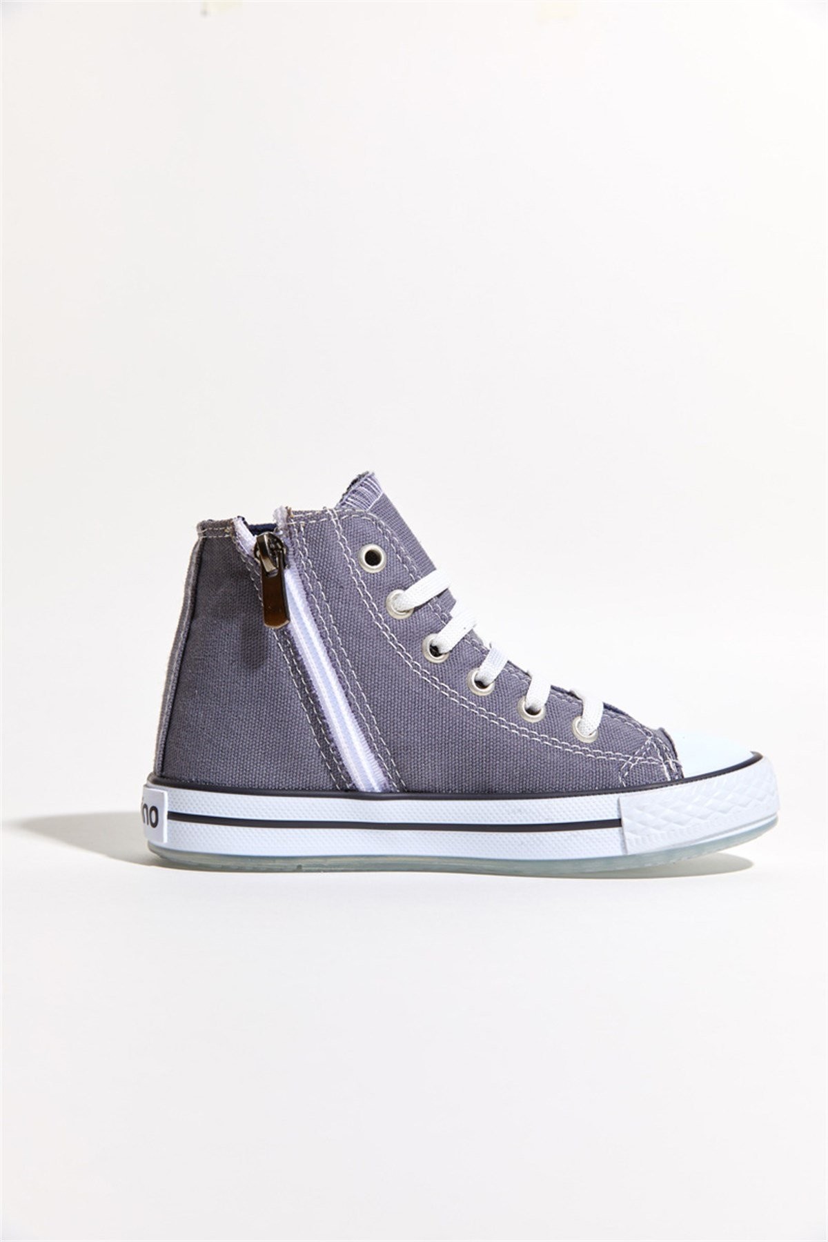 22-35 Numara Dudino Icon-Love Gri Kız Converse Ayakkabı