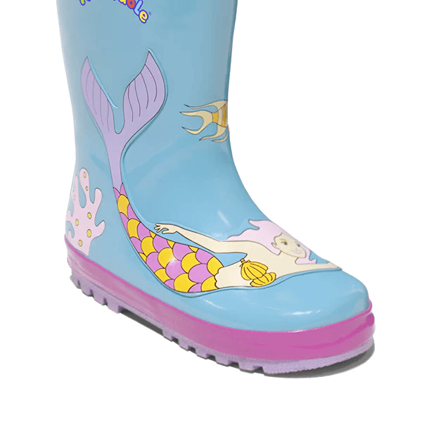KİDORABLE DENİZ KIZI YAĞMUR ÇİZMESİ - TURKUAZ