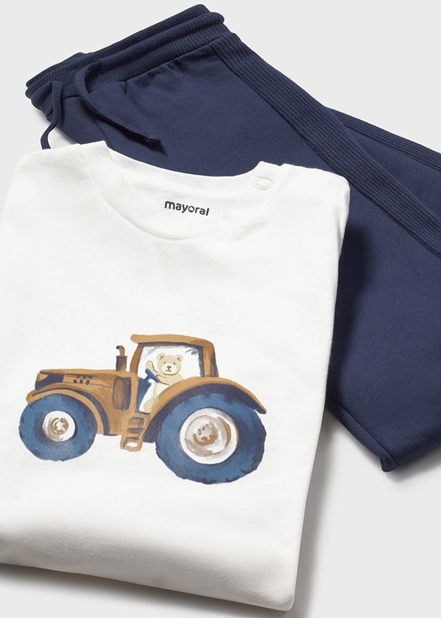 MAYORAL 1-4 YAŞ ARASI ÜÇLÜ EŞOFMAN TAKIM - SARI