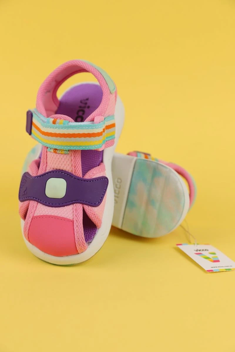 26-30 Numara Kız Çocuk Pembe Renk Vicco Flow II Sandalet