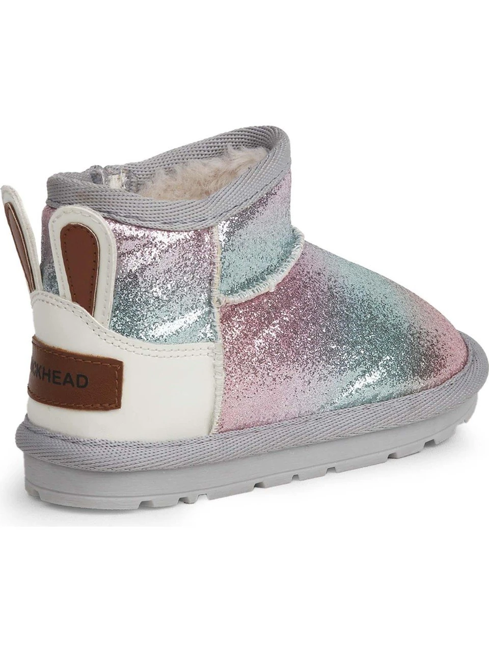 Buckhead Shasta Kız Çocuk Gri Renk İçi Kürklü Simli Fermuarlı Bot (21-30 Numara)