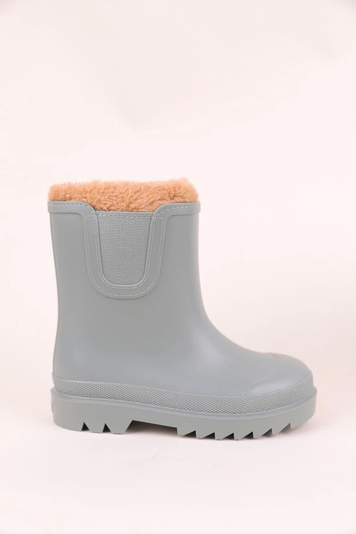 24-34 Numara Yeşil Renk Unisex Tokıo Borreguito İgor Çizme