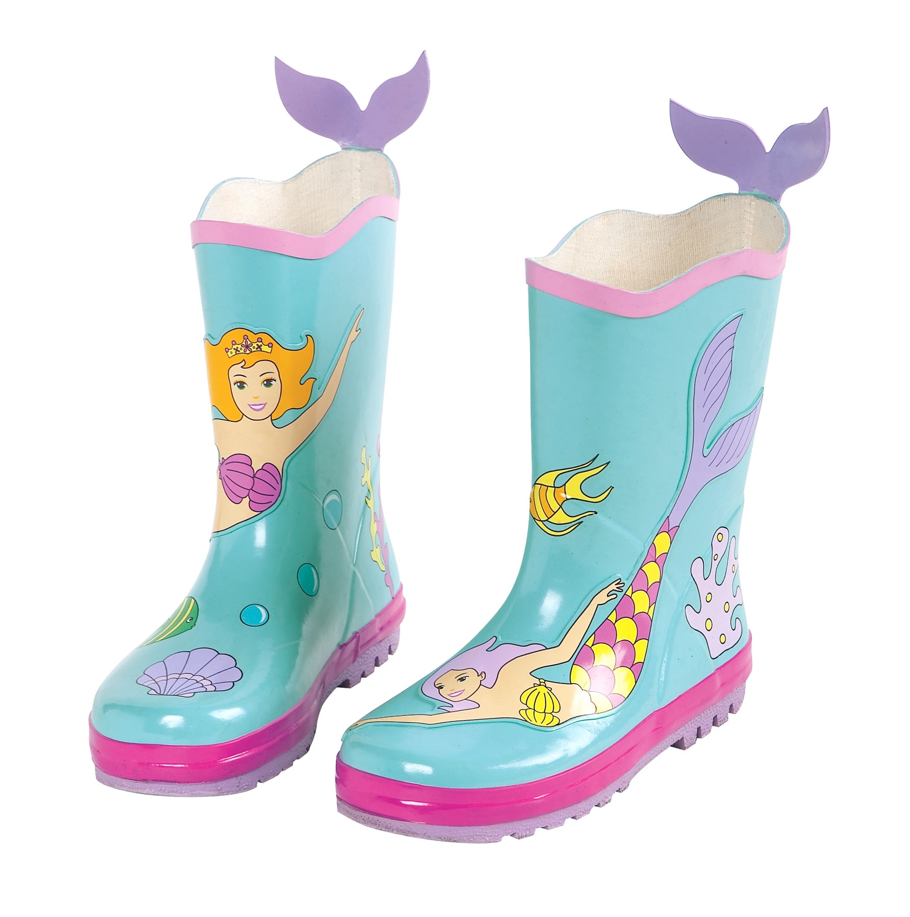 KİDORABLE DENİZ KIZI YAĞMUR ÇİZMESİ - TURKUAZ