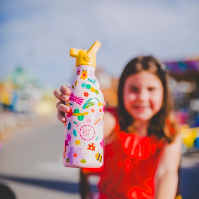 COOL BOTTLES BOTTLES DISCOVERY SERİSİ BUG LİFE 500ML - PEMBE | Çocuklar İçin Paslanmaz Çelik Suluk