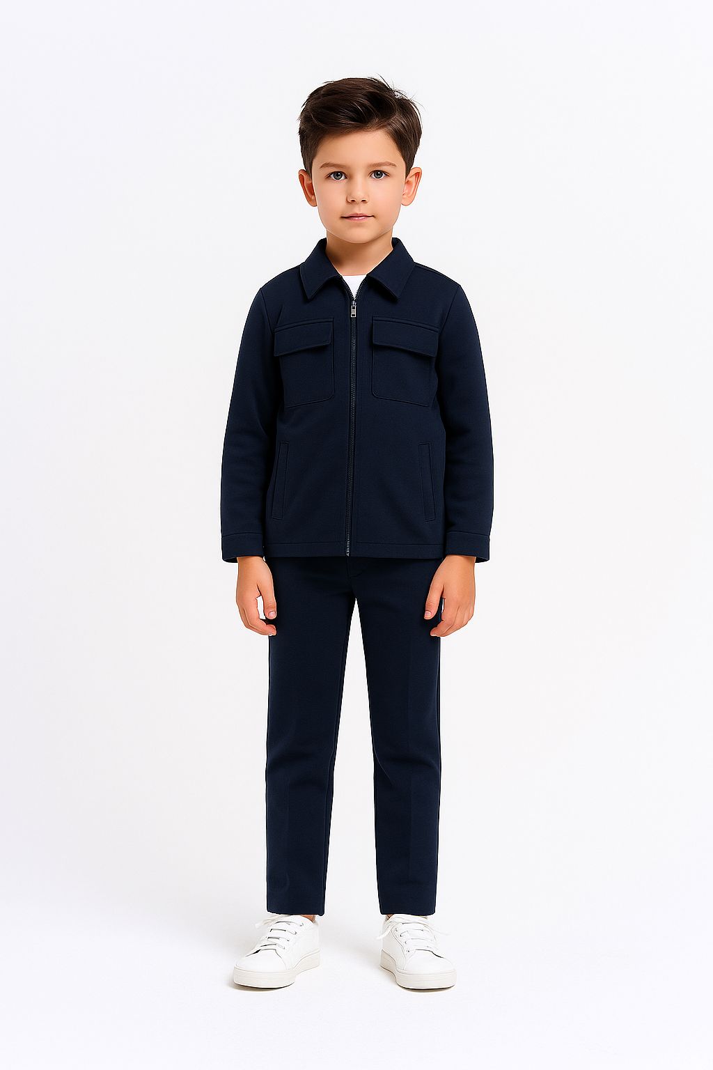 Mayoral Erkek Çocuk Lacivert İkili Takım – 4-10 Yaş Gömlek ve Pantolon Seti