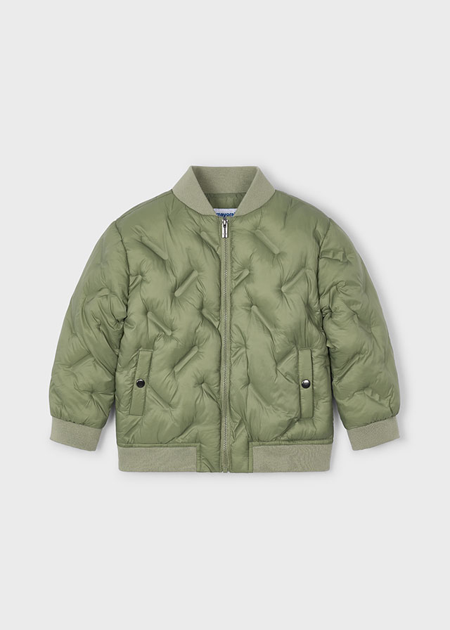 Mayoral Unisex Çocuk Mont – 4-10 Yaş, Yeşil, Su İtici, Rüzgar Geçirmez, Fermuarlı ve Cepli