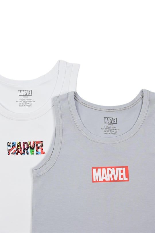 MARVEL LİSANSLI 2 Lİ ATLET - ÇOK RENKLİ